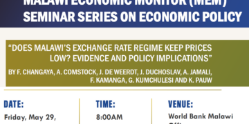 Malawi Economic Monitor Seminar Series on Economic Policy