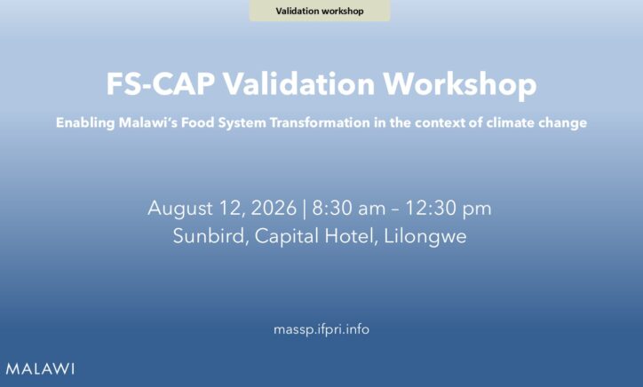 Event Announcement: Food system climate action plan (FS-CAP) validation workshop