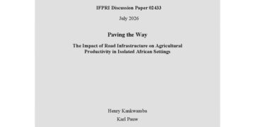 Discussion Paper 2433: Paving the way: The impact of road infrastructure on agricultural productivity in isolated African settings.